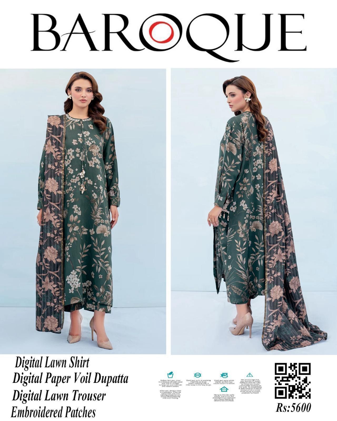 Digital Printed LAWN 3pc